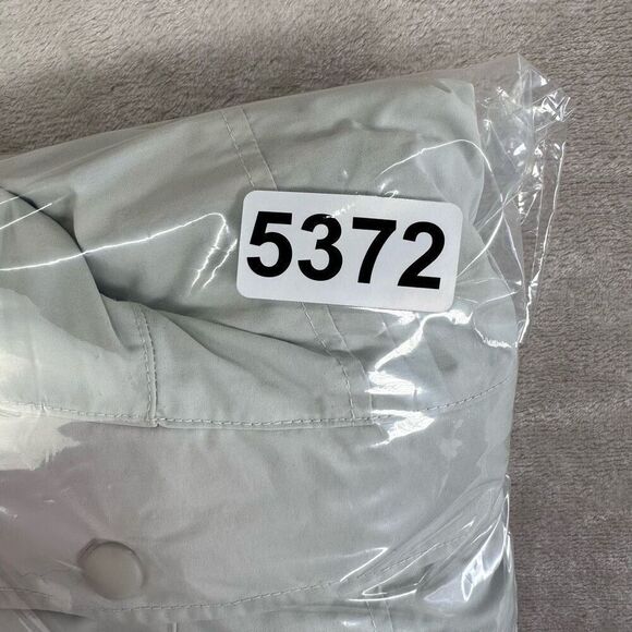 L.L. Bean Jacket Mens Medium Khaki WEATHER CHALLENGER Hidden Hood LW Jacket - Picture 11 of 11